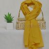 Georgette Chiffon - Burnt Yellow Chiffon Hijab