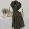 Georgette Chiffon - Charcoal Green Chiffon Hijab