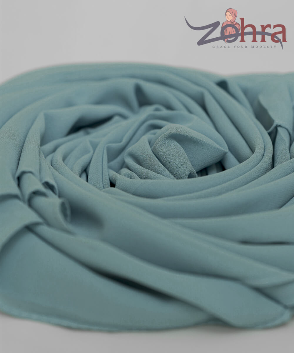 Georgette Chiffon - Cool Grey - Image 2
