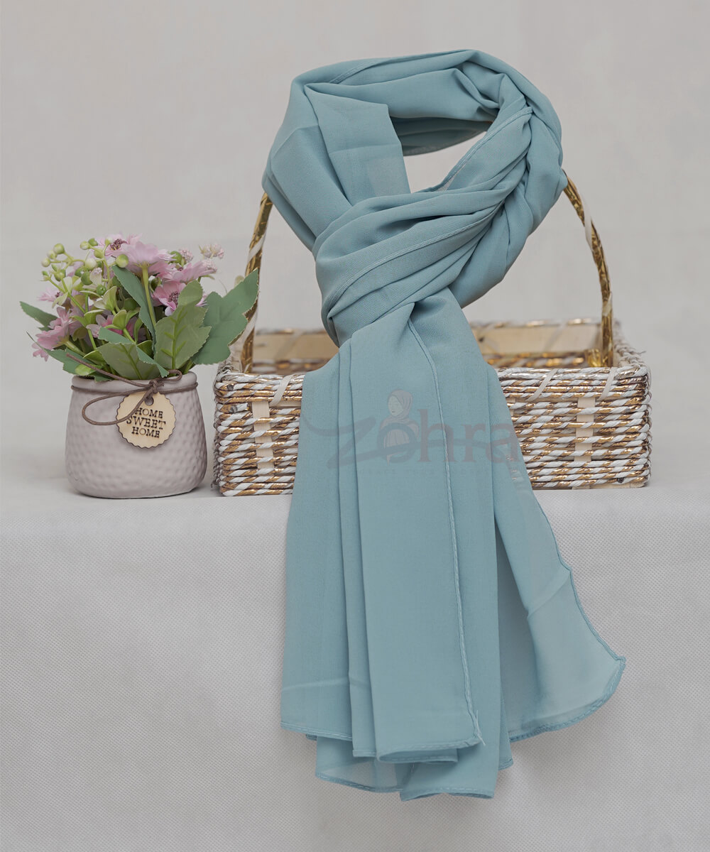 Georgette Chiffon - Cool Grey Chiffon Hijab