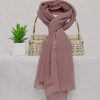 Georgette Chiffon - Dark Chestnut Chiffon Hijab