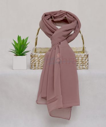 Georgette Chiffon - Dark Chestnut Chiffon Hijab