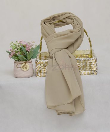 Georgette Chiffon - Grey Olive Chiffon Hijab