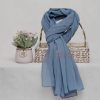 Georgette Chiffon - Light Slate Grey Chiffon Hijab