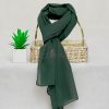 Georgette Chiffon - Lunar Green Chiffon Hijab