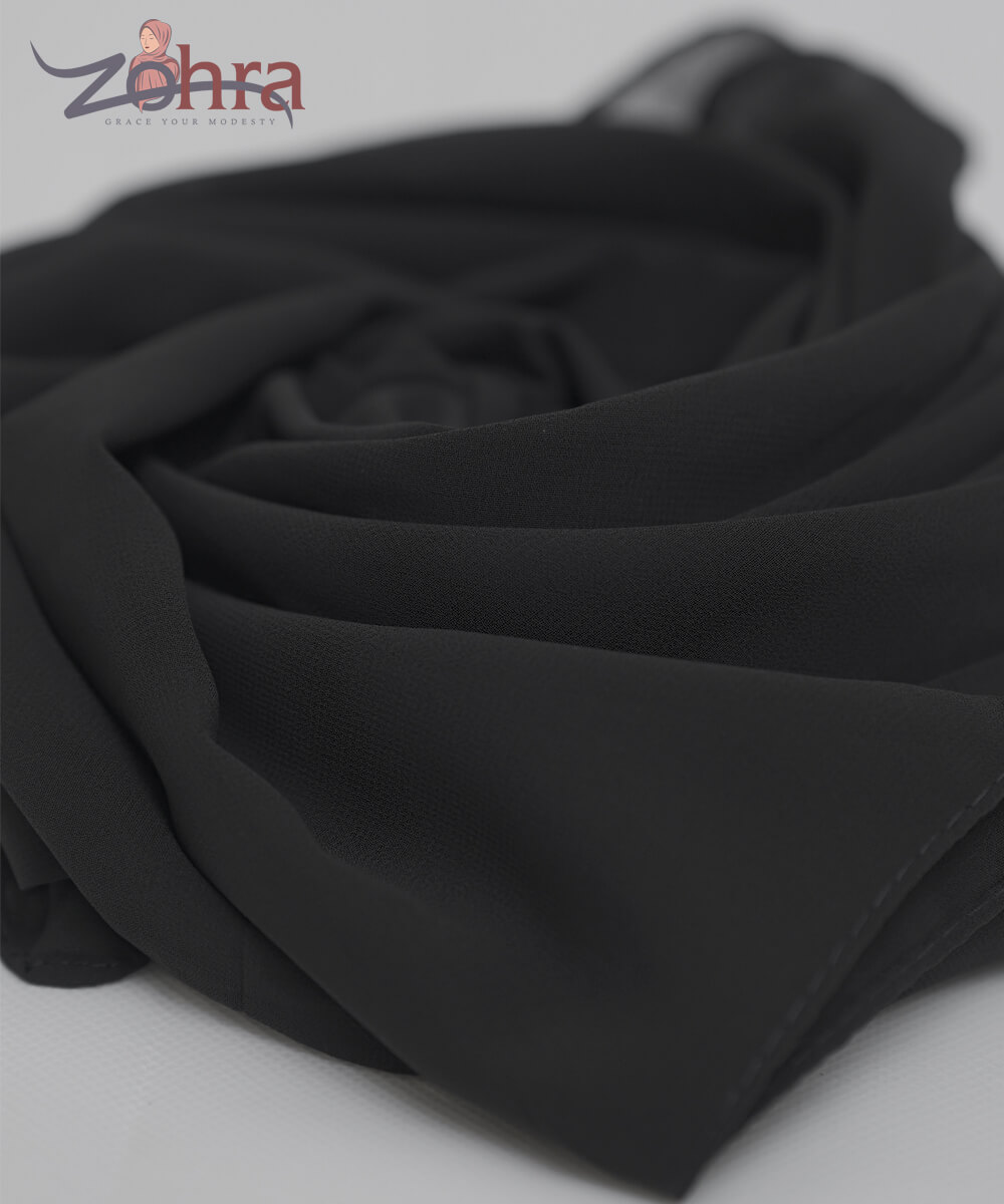 Georgette Chiffon - Midnight Moss - Image 2