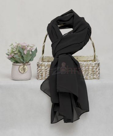 Georgette Chiffon - Midnight Moss Chiffon Hijab