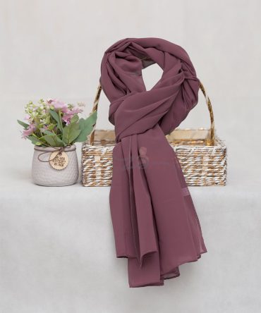 Georgette Chiffon - Rosy Finch Chiffon Hijab