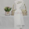 Georgette Chiffon - Seashell white Chiffon Hijab