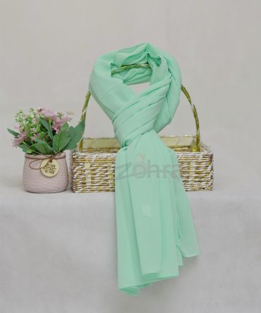 Georgette Chiffon - Shadow Green Chiffon Hijab