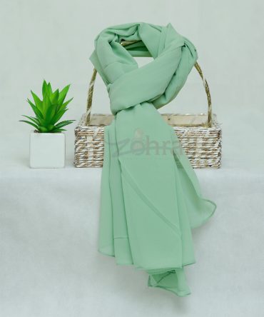 Georgette Chiffon - Summer Green Chiffon Hijab