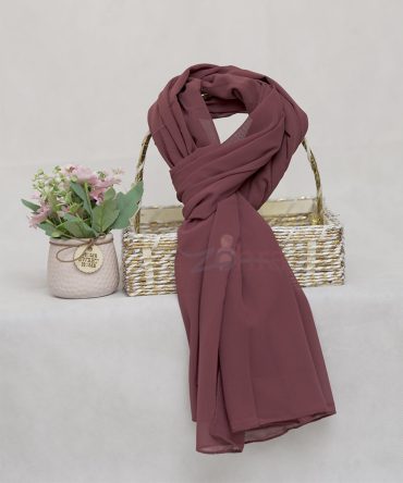 Georgette Chiffon - Tuscan Red Chiffon Hijab