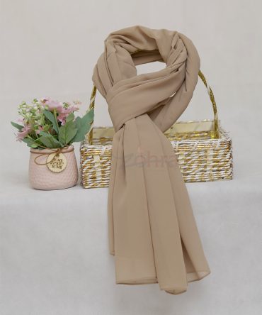 Georgette Chiffon - Warm Grey Chiffon Hijab