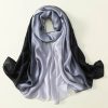 Ghost Grey Silk Scarf