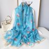 Glacier Cyan Chiffon Hijab