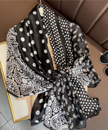 Printed Silk Scarf – Gondola Rangoon