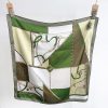 Green Chromatic Neck Scarf