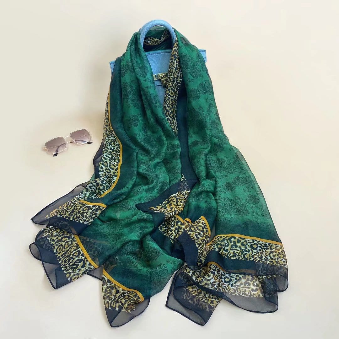 Greenish Sherwood Chiffon Hijab