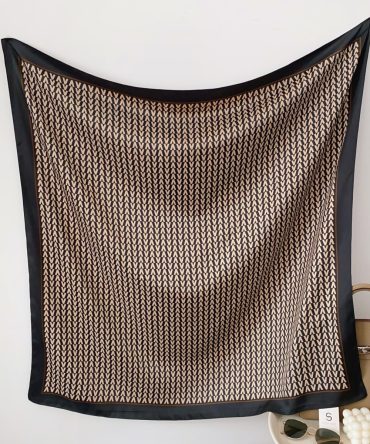 Gunmetal Black Head Scarf