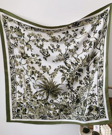 Hemlock Green Head Scarf