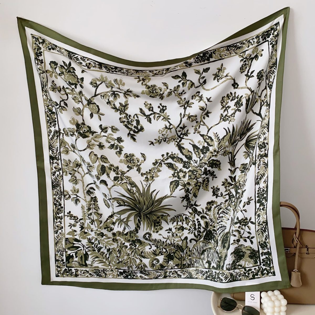 Hemlock Green Head Scarf