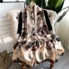 Honey Peach Silk Scarf