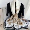 Irish White Silk Scarf
