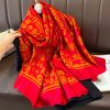 Janemba Red Silk Scarf