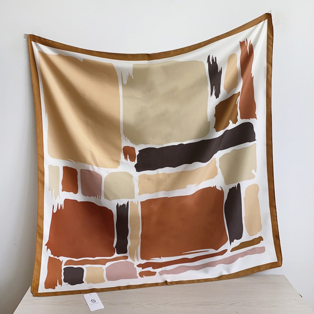 Khaki Brown Head Scarf