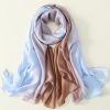 Lavender Grey Silk Scarf