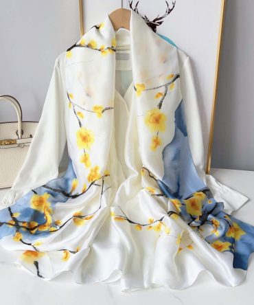 Lemon Grass Silk Scarf