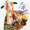 Light Mustard Silk Scarf