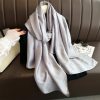 Martini Silver Satin Scarf