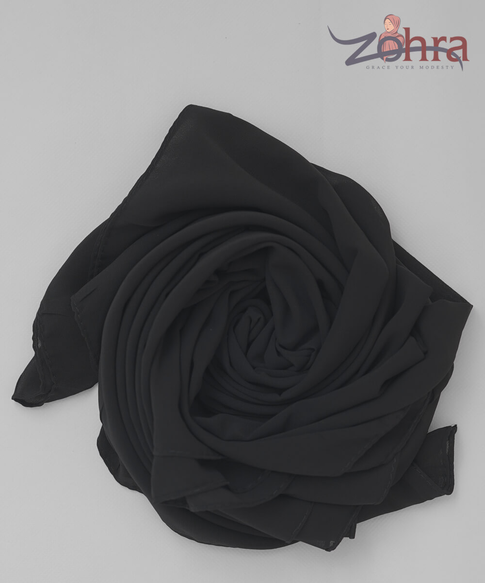 Georgette Chiffon - Midnight Moss - Image 3