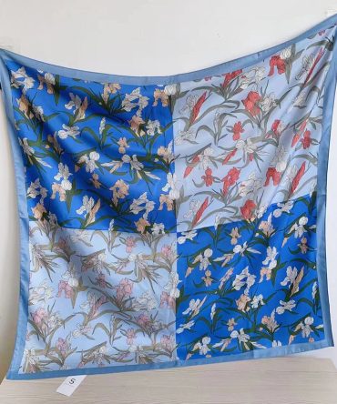 Mimesia Blue Head Scarf