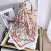 Minted White Neck Scarf