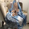 Moonstone Sky Blue Silk Scarf