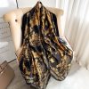 Narcissus Gold Silk Scarf