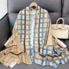 Nutmeg Cream Printed Scarf