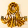 Ochre Gold Silk Scarf