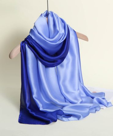 Ombre Print Scarf Silk Scarf