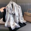 Opal Grey Silk Scarf