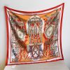 Orange Drop Head Scarf