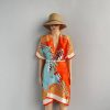 Orange Pinch Pashmina Shawl