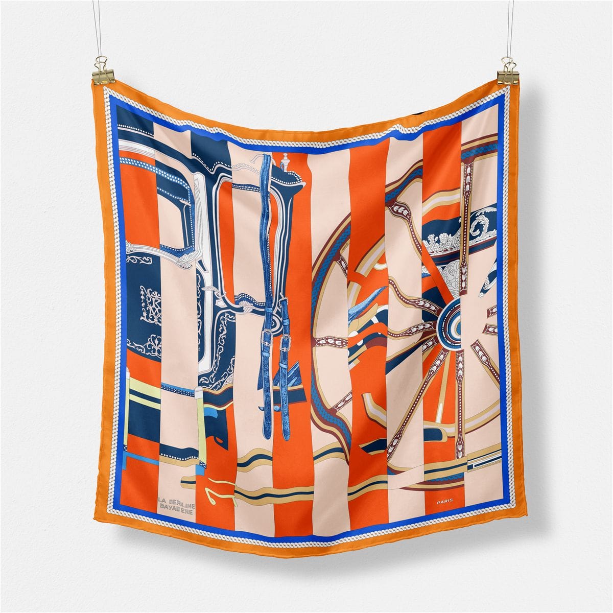 Orange Salmon Neck Scarf