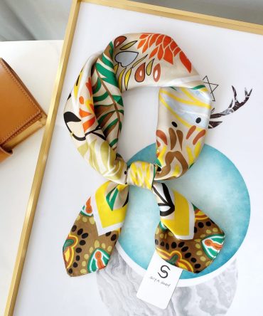 Orangy Yellow Neck Scarf