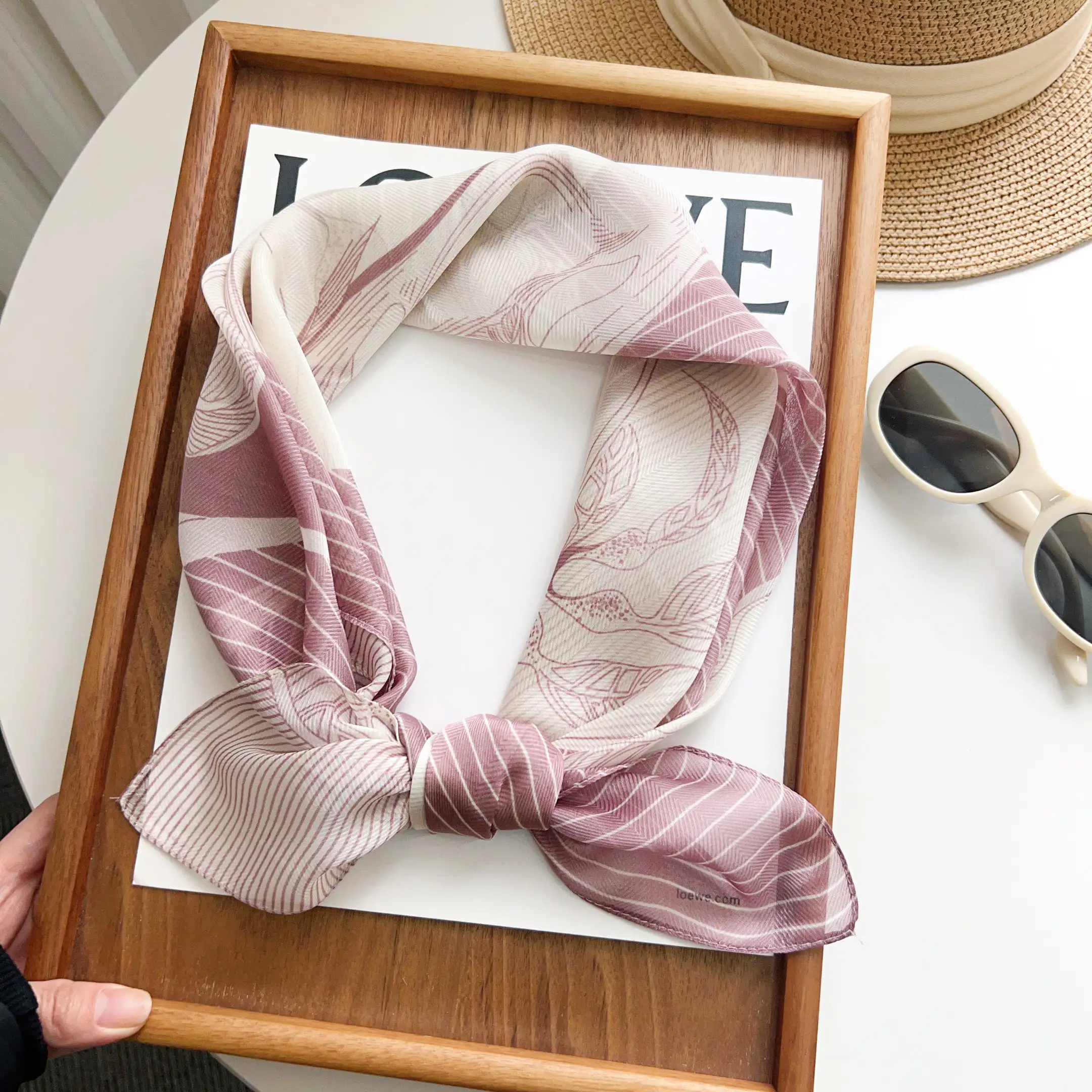 Orientel Pink Neck Scarf
