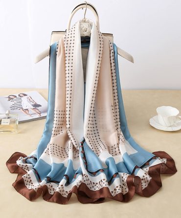 Oyster Vanilla Silk Scarf