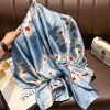 Overcast Sky Silk Scarf