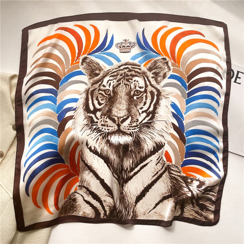 Panthera White Neck Scarf